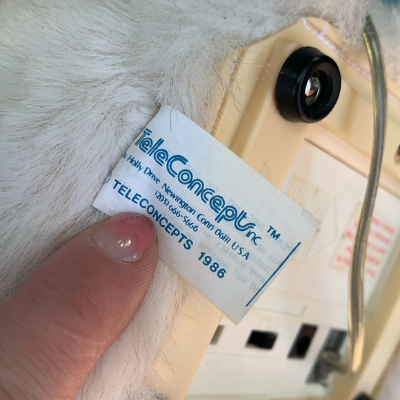 Vintage K.C. Beariphone II 1986 Teleconcepts Talking Plush Teddy Bear Phone - Picture 5 of 8